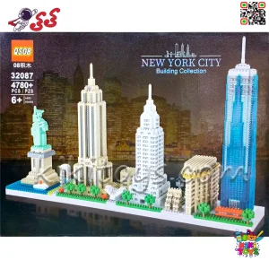 لگو نیویورک سیتی ساختمان و برج های معروف New York City با قطعات میکرو کد 32087