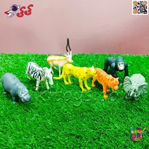 حیوانات پلاستیکی و باغ وحش آموزشی با طراحی واقعی مخصوص بازی و یادگیری کودکان