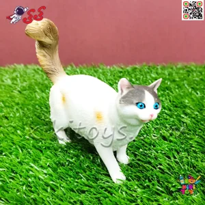 فیگور حیوانات ماکت گربه چشم آبی اسباب بازی Cat fiqure مدل 3660