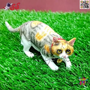 فیگور حیوانات ماکت گربه شکارچی اسباب بازی Cat fiqure مدل 3731