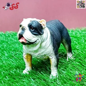 فیگور حیوانات ماکت سگ بولداگ اسباب بازی Bulldog Dog مدل 955