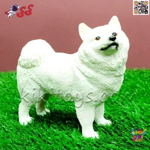 فیگور حیوانات ماکت سگ ساموید اسباب بازی Samoyed Dog مدل 1272