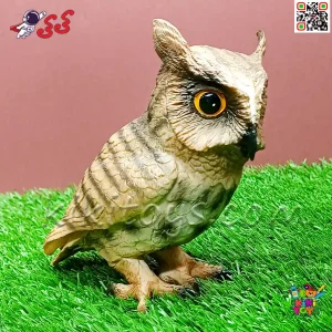 ماکت جغد شاخدار بزرگ مناسب دکور و ویترین و کلکسیون