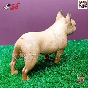 فیگور حیوانات ماکت سگ بولداگ قهوه ای اسباب بازی Bulldog Dog مدل 1217