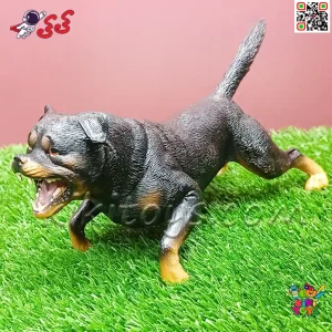 فیگور حیوانات ماکت سگ رتوایلر جنگجو Rottweiler Dogs مدل 702