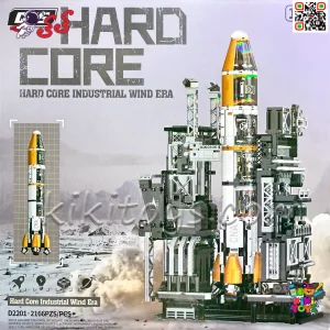 لگو پایگاه پرتاب موشک فضایی صنعتی Hard Core برند CZS مدل D2201