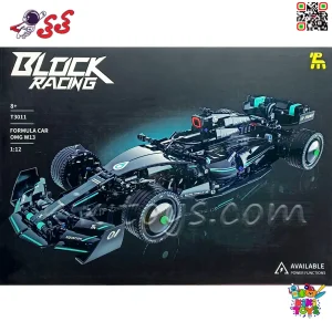 لگو ماشین فرمول یک مرسدس بنز AMG W13 Block Racing سری تکنیک مدل T3011