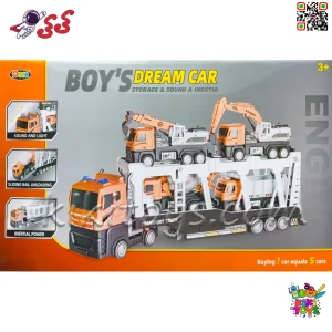 تریلی حمل ماشین اسباب بازی مدل Boy's Dream Car