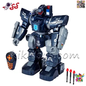 ربات پلیس کنترلی موزیکال تیرانداز RC Police Robot مدل 1038