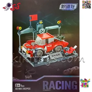 ماشین ساختنی اسپرت B2180 با استند نمایش و قطعات ABS