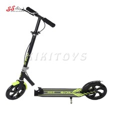 اسکوتر آلومینیومی دو چرخ میکرو  مشکی-سبز  MICRO S200