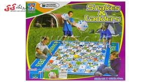 سرگرمی مارپله فرشی بزرگ  giant game snakes - ladders
