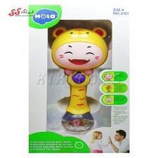 جغجغه موزیکال هولی تویز  31013 زرد Hulie Toys