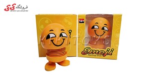 اسباب بازی ایموجی فنری اورجینال طرح لبخند Emoji spring doll