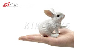 قیمت و خرید فیگور حیوانات خرگوش Simulation Rabbit White Animal figure