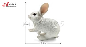 خرید اینترنتی فیگور حیوانات خرگوش Simulation Rabbit White Animal figure