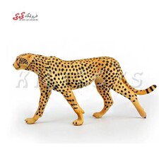 فیگور حیوانات یوزپلنگ Simulation Animal Model Leopard Cheetah Action Figures