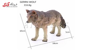 خریداینترنتی فیگور حیوانات گرگ سایز متوسط fiqure of wolf