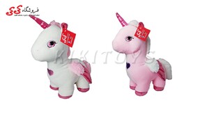 عروسک پولیشی اسب تک شاخ سایز متوسط-plush toy unicorn