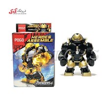 لگو غول هالک باستر مشکی و طلایی جدید-POGO Hulkbuster Black and Gold