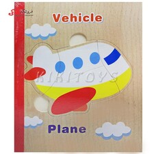 پازل کتابی چوبی  قطعه درشت   Baby Puzzle
