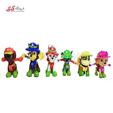 فیگور سگ های نگهبان ست 6 عددی PAW Patrol BO007