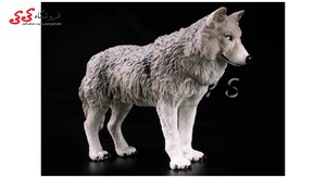 خرید اینترنتی فیگور حیوانات گرگ سایز متوسط-fiqure of wolf