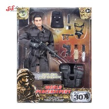اکشن فیگور سرباز با تجهیزات نظامی برند ام اند سی WORLD PEACEKEEPERS WITH ACCESSORIES