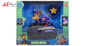 اسباب بازی چیس با ماشین موزیکال HERO DOGS