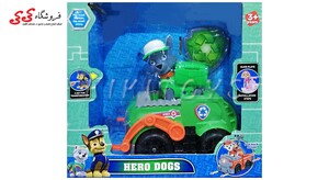 اسباب بازی راکی با ماشین موزیکال HERO DOGS | کی کی تویز