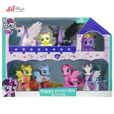 اسباب بازی اسب تک شاخ پونی رنگی PONY