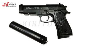قیمت و خرید تفنگ کلت فلزی ساچمه ای پلاس Air soft gun  C18