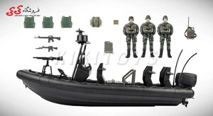 سرگرمی ماکت قایق با سرباز و تجهیزات نظامیWORLD PEACEKEEPERS