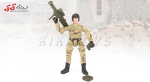 اکشن فیگور سرباز کوچک با تجهیزات نظامی برند ام اند سی | فروشگاه کی کی