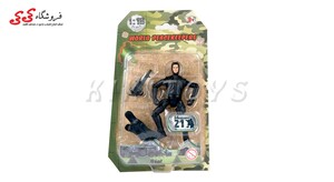 خرید اکشن فیگور سرباز کوچک با تجهیزات نظامی برند ام اند سی | فروشگاه کی کی