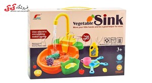 بازی و سرگرمی سینک ظرفشویی اسباب بازی مدل 6061-KITCHEN SINK