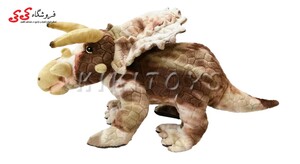عروسک دایناسور تریسراتوپس پولیشی- Triceratops Dinosaur