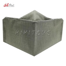 ماسک صورت سه بعدی پارچه ای سه لایه خاکستری