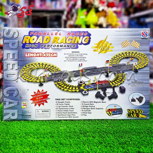 اسباب بازی ریسینگ کنترلی برقی بزرگ دوطبقه RACING TRACK 90986