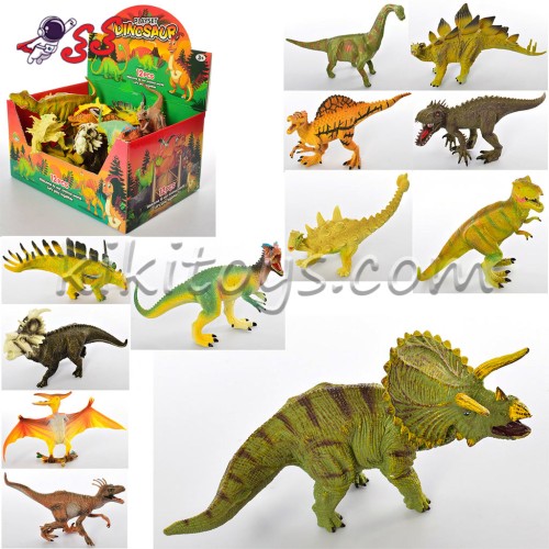 دایناسور اسباب بازی بسته بندی  و باغ وحش ست 12 عددی KL18012