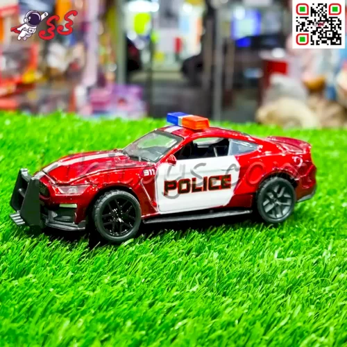 ماشین فلزی پلیس اسباب بازی کاپوت بازشو Police car 6836