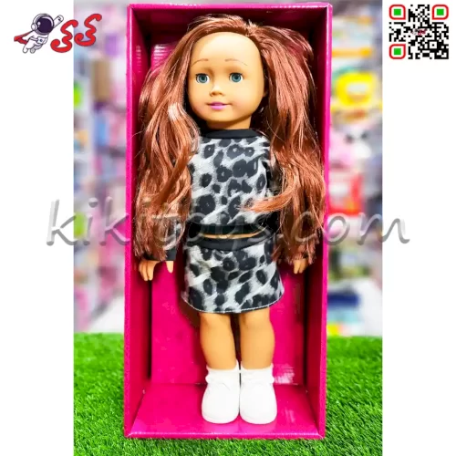 اسباب بازی عروسک دخترانه باپیراهن چشم متحرک 8920C