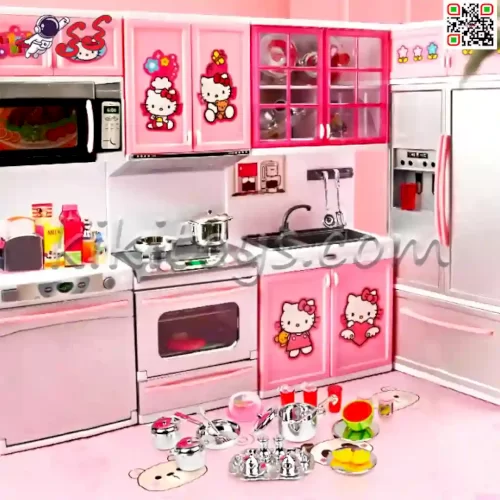 بهترین قیمت خرید اسباب بازی آشپزخانه کودک کیتی اورجینال Modern Kitchen 26211HK