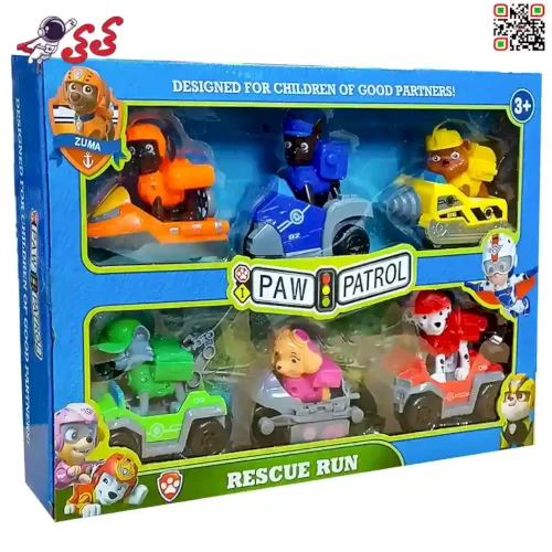اسباب بازی سگ های نگهبان با ماشین پاوپاترول PAW PATROL 2018
