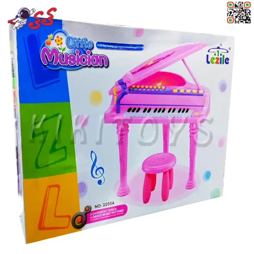 قیمت پیانو پایه دار با میکروفون اسباب بازی Electronic Piano 3205A