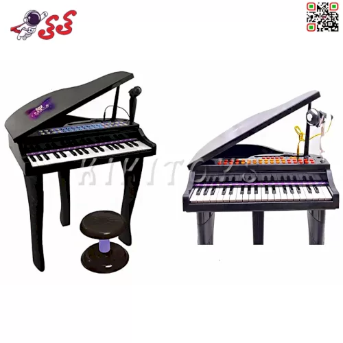 فروش انلاین پیانو اسباب بازی 88022 بلوتوثی به همراه میکروفون و پورت Baddy fan USB