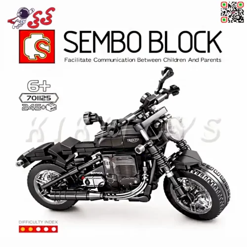 لگو ماکت موتور تریومف Triumph برند اس وای SEMBO BLOCK 701125