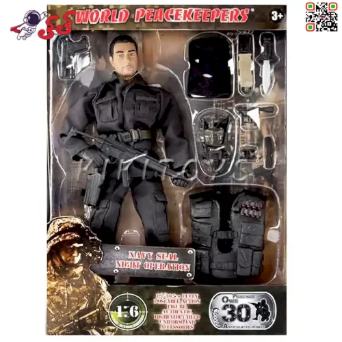 اکشن فیگور اورجینال سرباز طرح تفنگدار دریایی 90204 برند ام اند سی M C TOY