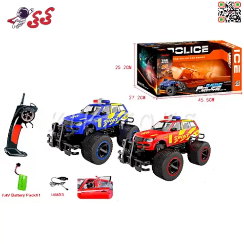 سایت خرید اسباب بازی ماشین کنترلی افرودی جیپ پلیس POLICE CAR