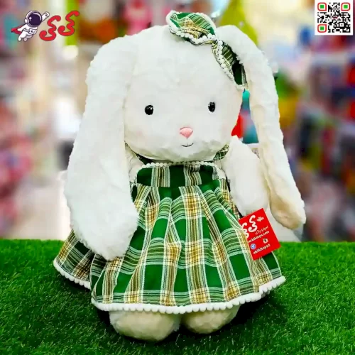 سایت خرید عروسک پولیشی خرگوش لباس سارافونی اسباب بازی Rabbit plush doll